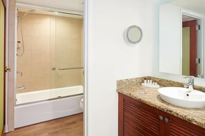 Hair dryer, towels