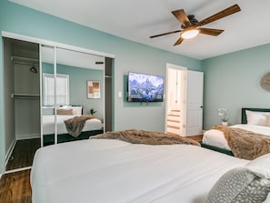 3 chambres, fer et planche Ă repasser, Wi-Fi gratuit, draps fournis