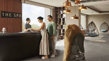 Welcome to THE SPA, where guests can unwind in a serene atmosphere.