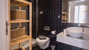 Free toiletries, hair dryer, towels, toilet paper