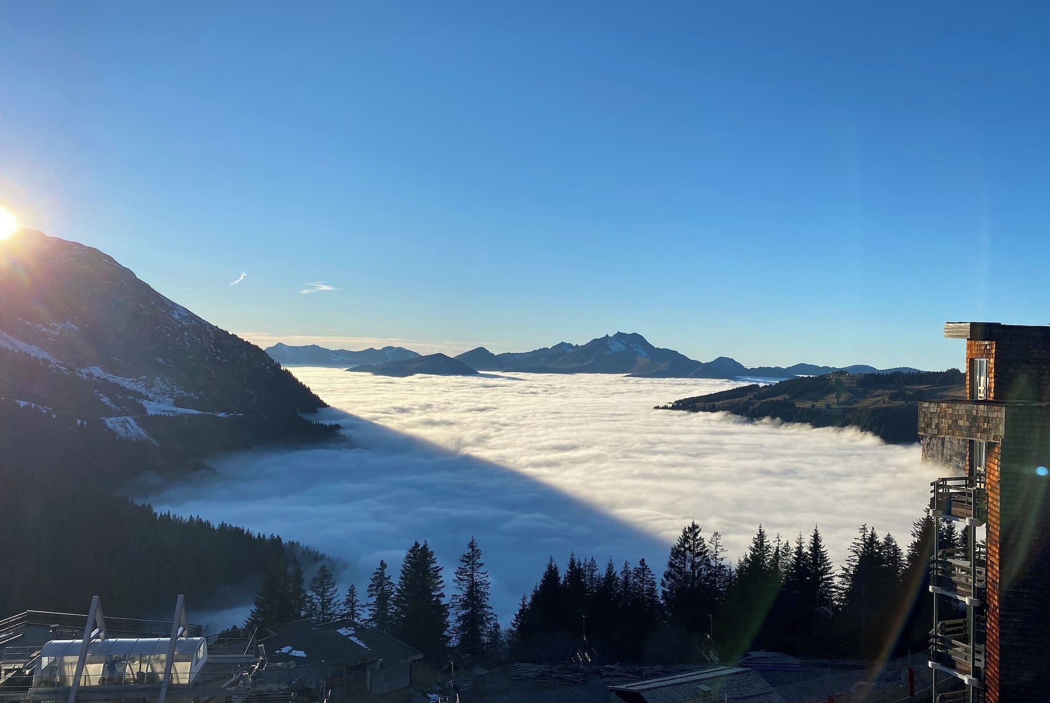 Vista desde la propiedad