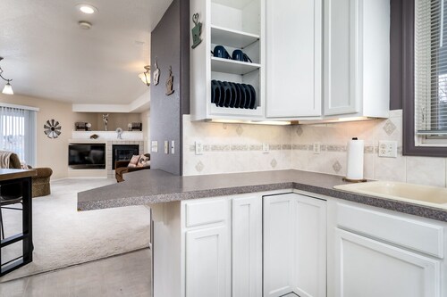 Unique triangle shaped home with 2 master suites on separate floors.