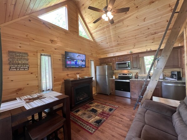 Älytelevisio, takka