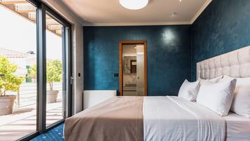 1 habitación, caja de seguridad en la habitación y cortinas blackout