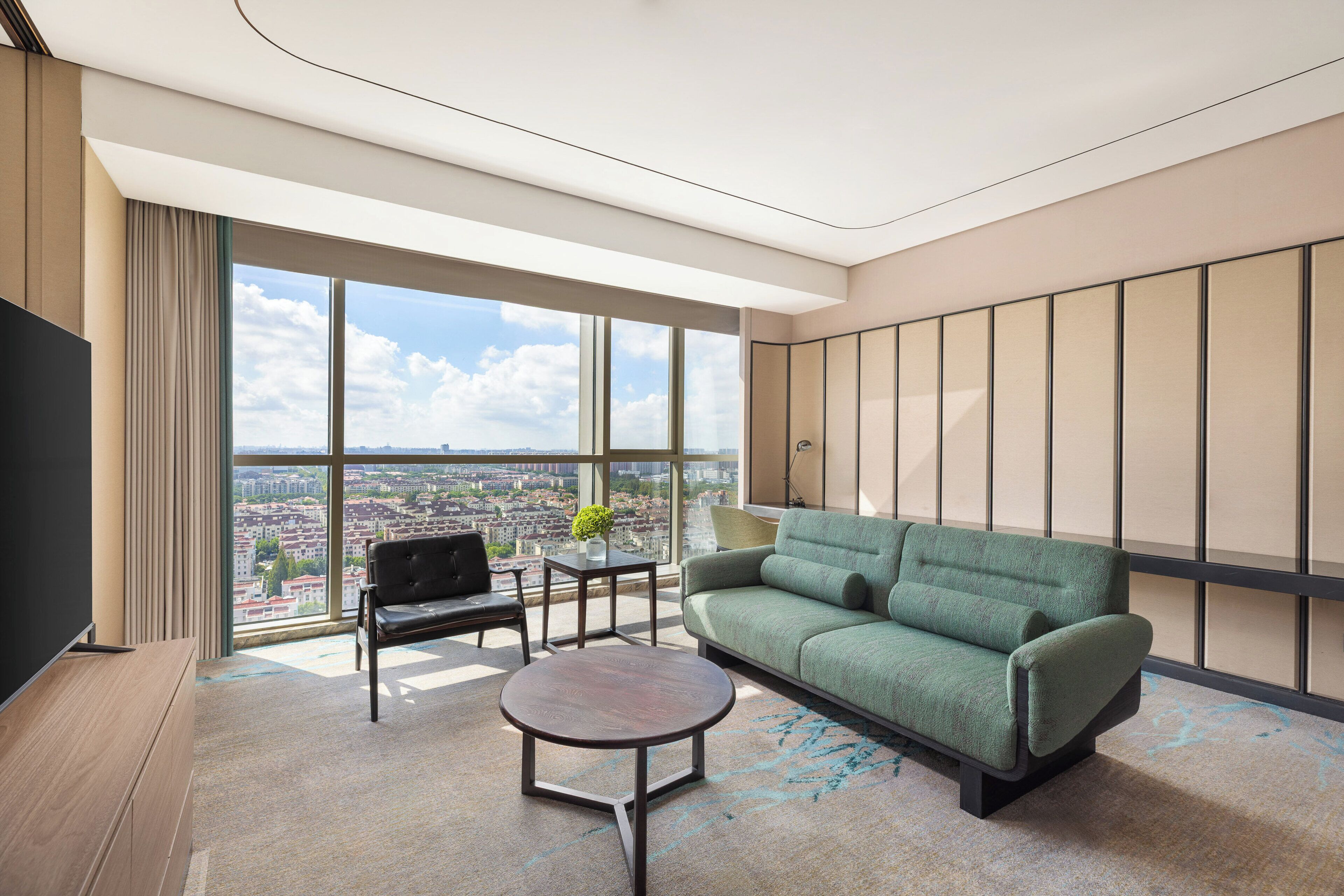 Premium bedding, down duvets, in-room safe, desk