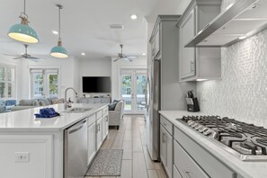 Fridge, microwave, oven, stovetop - Prominence 3bd 2.5ba Sleeps 8 GOLF CART 5 Bikes Near Beach Lg Pool "Big Chill" (Inlet Beach)