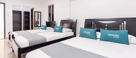 Quadruple Room | Hypo-allergenic bedding, free WiFi, bed sheets