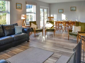 Fireplace - A superb 4 bedroomed cottage with glorious gardens and stunning sea views. (Newton Stewart)