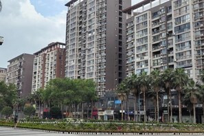 Blick von der Unterkunft