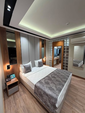 Suíte urbana | Wi-Fi de cortesia, roupa de cama