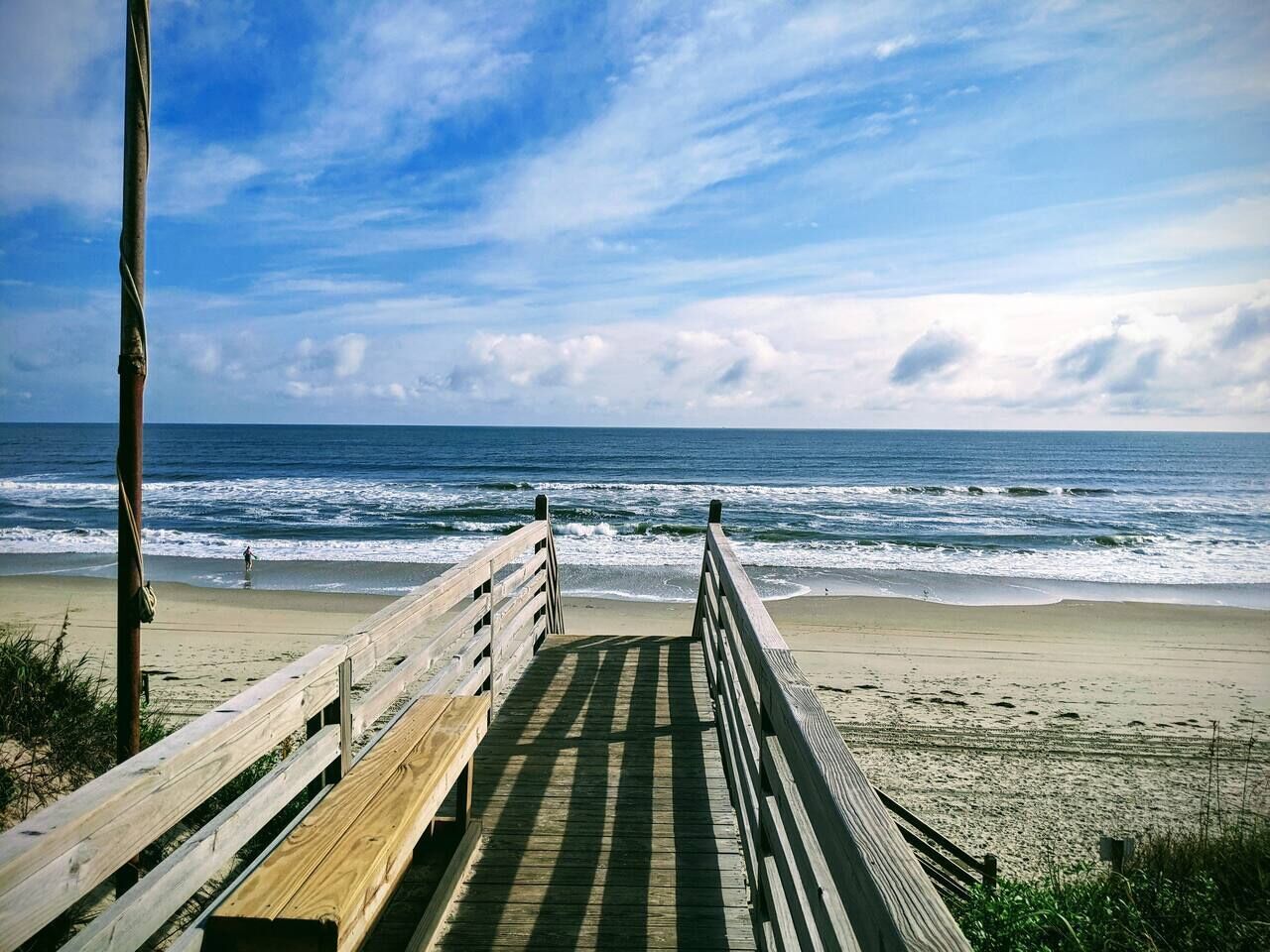 Una spiaggia nelle vicinanze