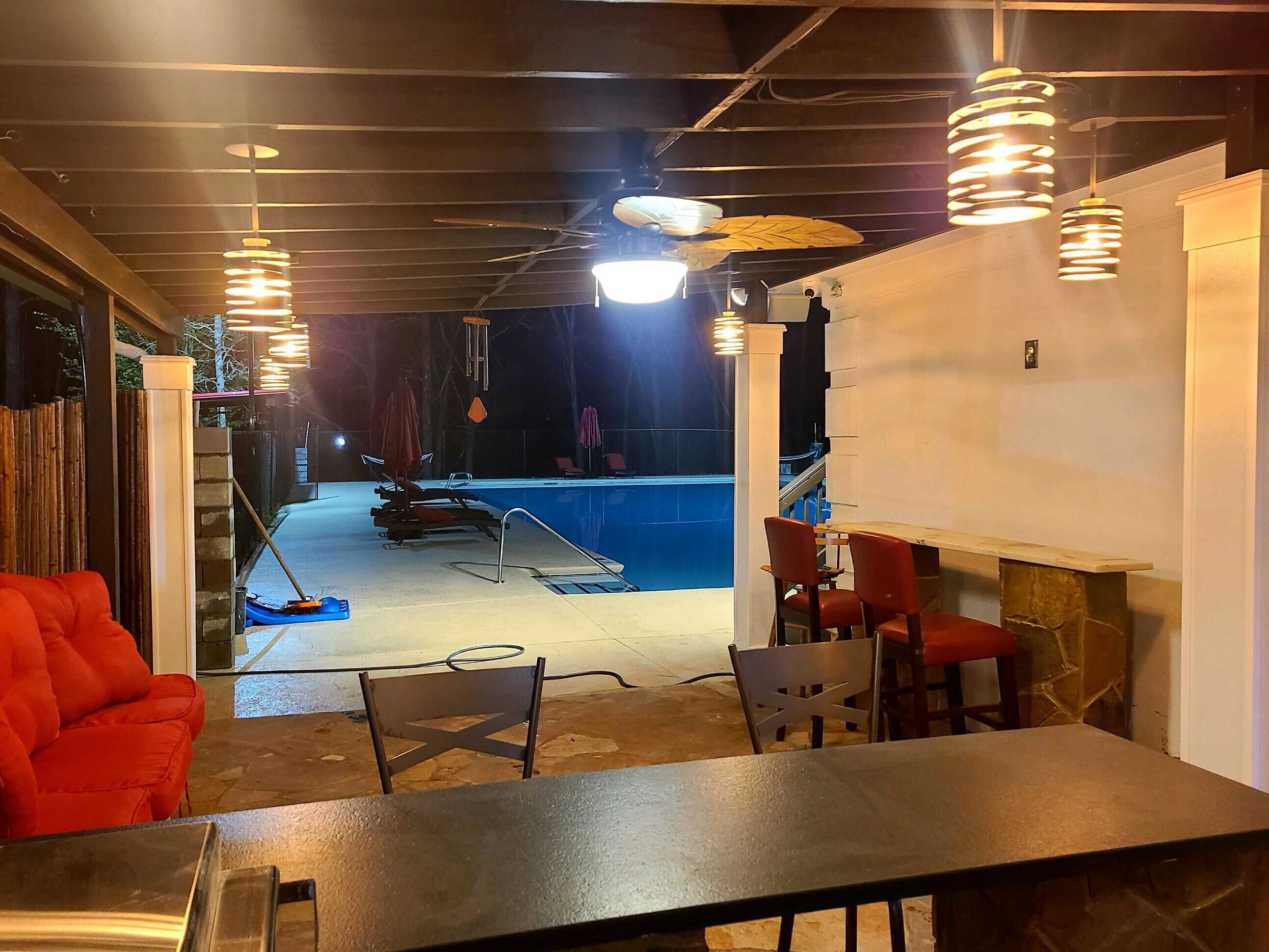 Alberca al aire libre 