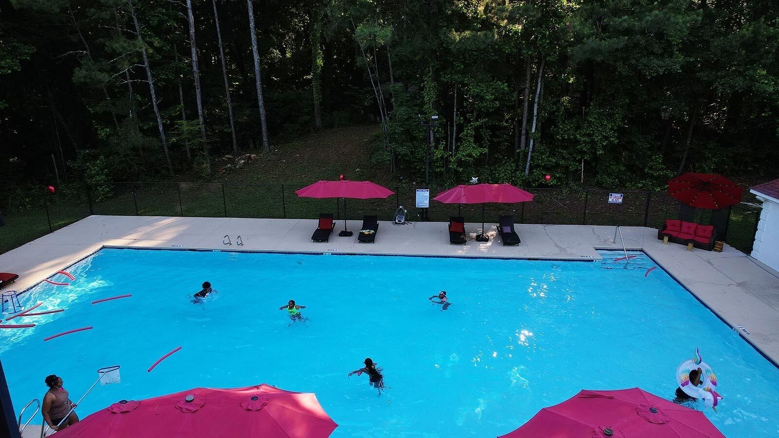 Alberca al aire libre 