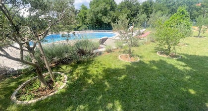 Holiday apartment with a view and pool