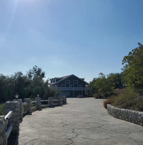 Equestrian estate on 6 acres with olive orchard