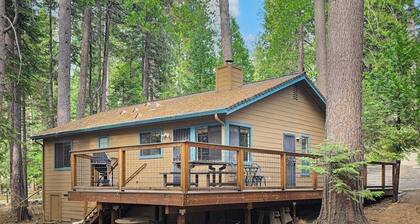 Cozy cabin with central AC & fireplace - near hiking, skiing & wine tasting