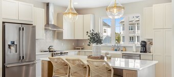 Luxe New Home in Tidal Walk - 2 Decks, Home Office, Dogs OK, AC & Shared Pool