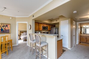 Condo, 2 Bedrooms | Private kitchen | Fridge, oven, coffee/tea maker, toaster - Villa Zen 2 Bedroom Condo by RedAwning (Scottsdale)