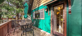Classic cabin with fireplace, lake access, grill, central AC & washer/dryer