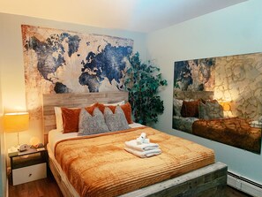 2 chambres, fer et planche à repasser, Wi-Fi, literie fournie