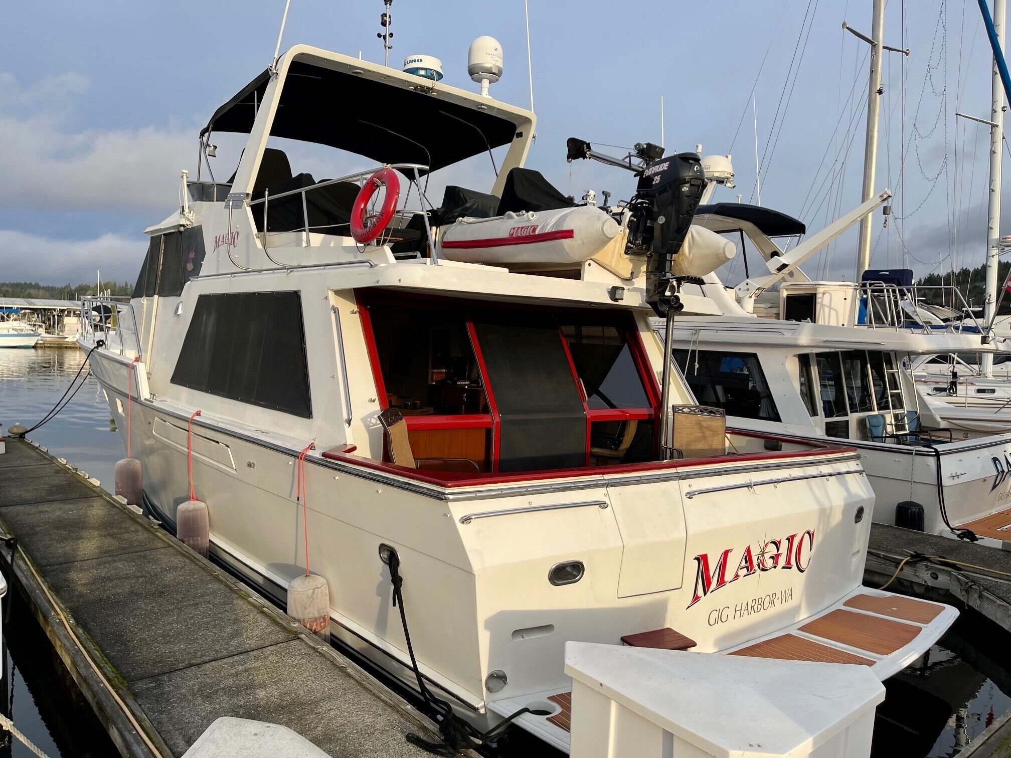 48' Angel Yacht Located in the Historic Gig Harbor Marina & Boatyard