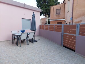 Outdoor dining - '' Feel at home away from your home''. (Chania)