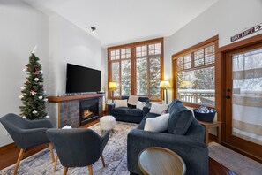 Condo, 2 Bedrooms | Living area - Settlers Crossing #29 By Bear Country (Sun Peaks)
