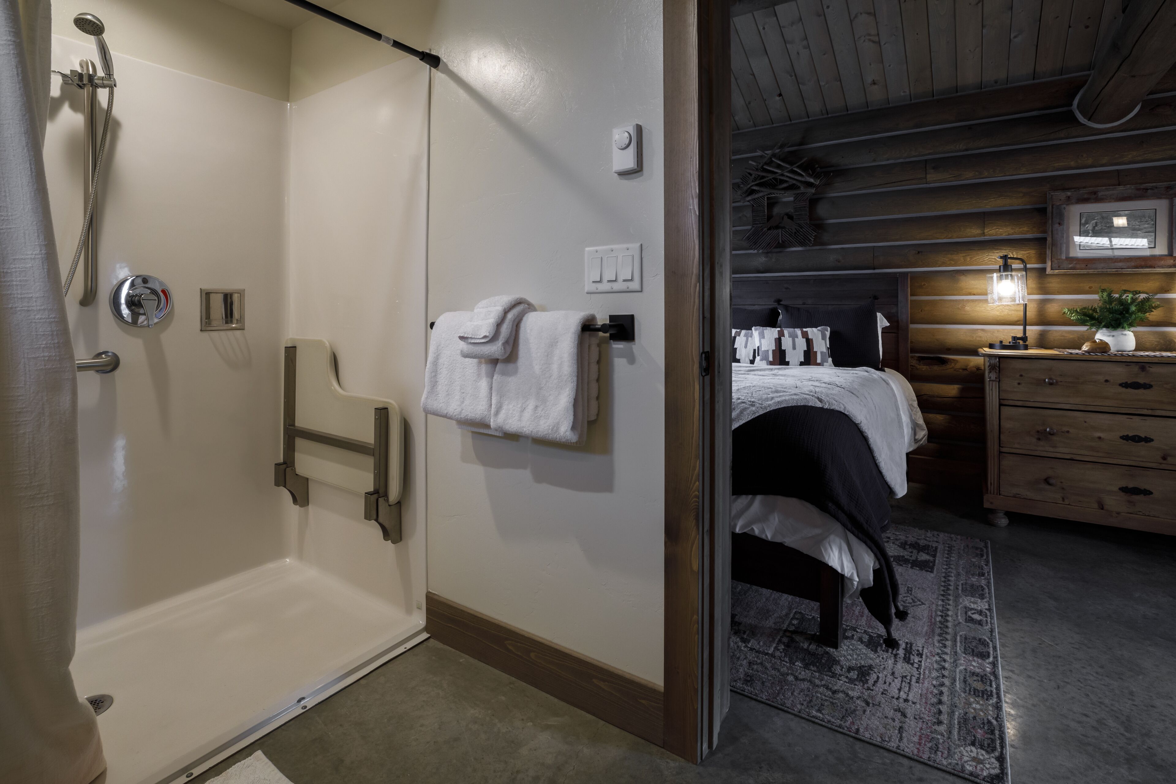 淋浴設備、風筒、提供毛巾、番梘