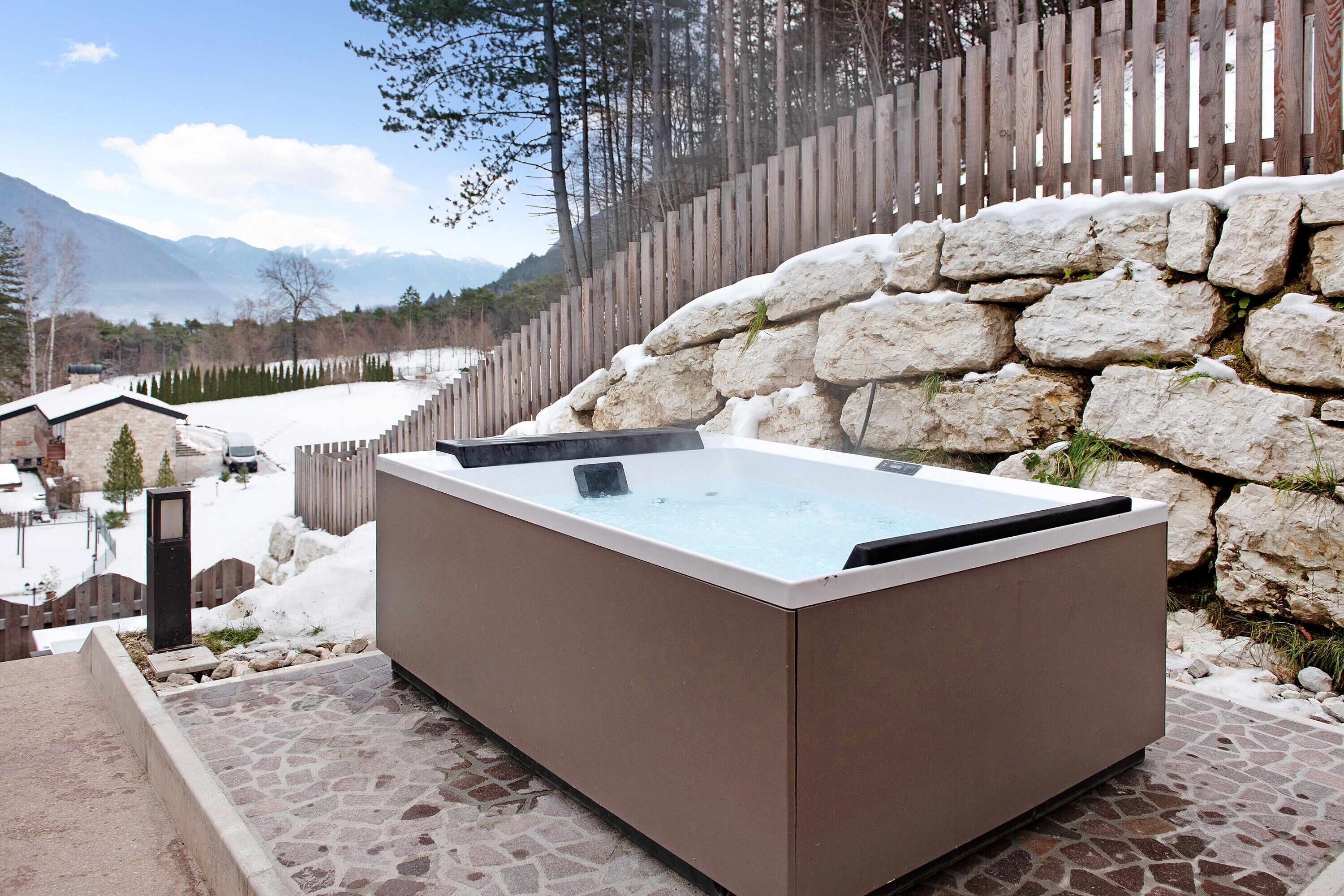 Idromassaggio all'aperto