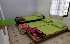 1 bedroom, individually furnished, bed sheets