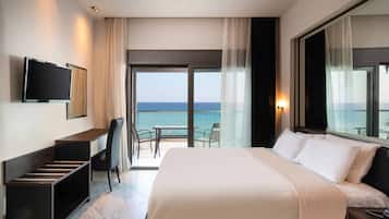 Double Bedroom Seaview | Individuell dekoriert, kostenlose Babybetten, kostenloses WLAN