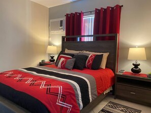 1 chambre, fer et planche à repasser, lit parapluie, Wi-Fi gratuit