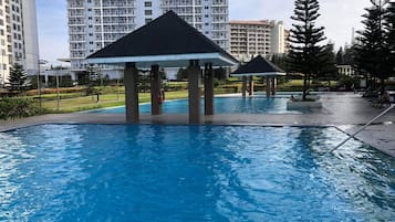 Indoor pool, outdoor pool