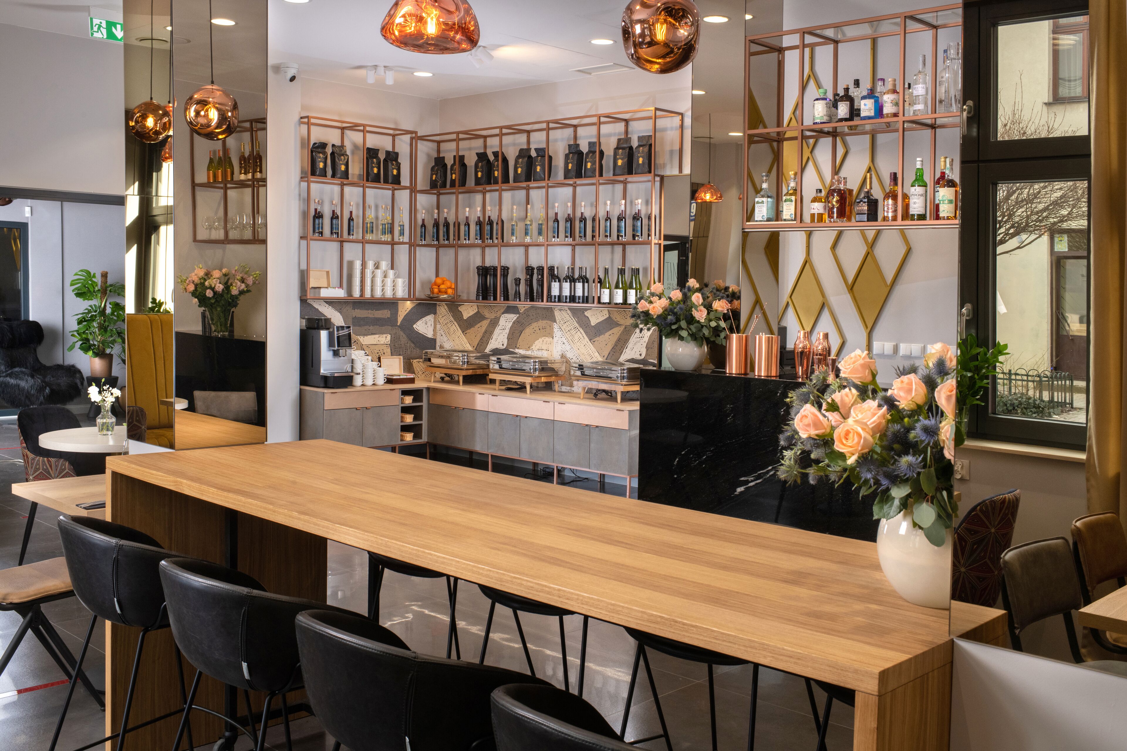 breakfast, lunch, dinner served; modern european cuisine