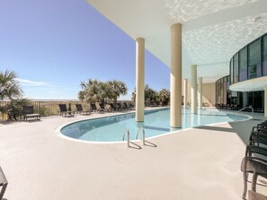 Indoor pool, outdoor pool