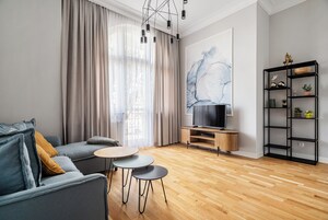 Apartamento Deluxe | Tabla de planchar con plancha, wifi gratis, ropa de cama