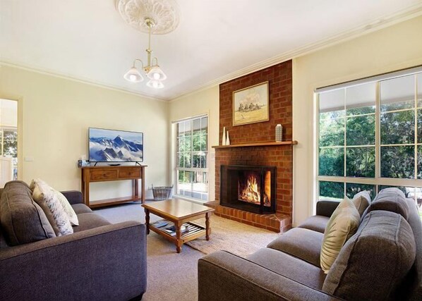 تلفزيون، مدفأة