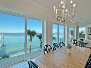 Dining - Luxury Water Front Home with a Private (Heated) Pool & Swim-up Bar! (Pensacola Beach)