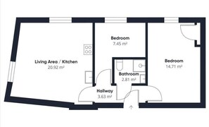 Floor plan - Host & Stay | Abbey Heights (Whitby)