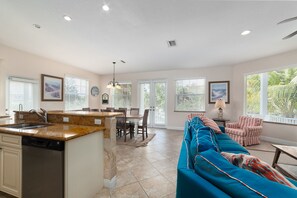Interior - Sea Oats: Anna Maria Island Family Retreat with Pool Just Steps from the Beach! (Holmes Beach)