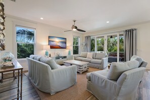 Smart TV, foosball, offices