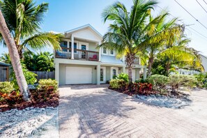 Exterior - Updated Home, 5 Houses from the Beach! Private Pool and Game Room! - Ocean's 77 (Holmes Beach)