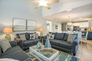 Een smart-tv en een kantoor