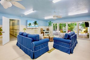 Smart TV, books, offices