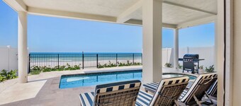 Spacious Gulf Front Home with Private Pool and Spa