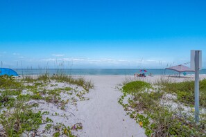 On the beach