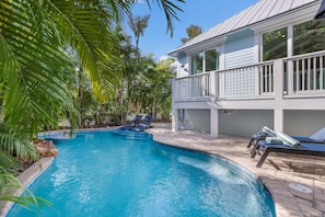 A heated pool - Enjoy Endless Fun with a Private Heated Pool at Key Largo Cottage! (Holmes Beach)