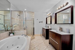 Hair dryer, towels