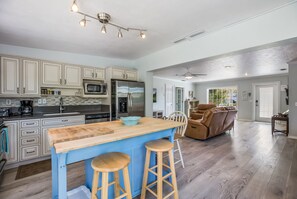 Fridge, microwave, oven, stovetop - Close to Beach! Home with Putting Green and Pool! (Holmes Beach)