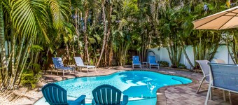 Family-Friendly Home, Steps from the Beach with Private Pool!